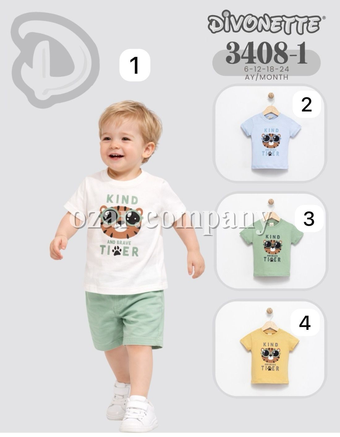 Футболка Для Мальчика Divonette (6-12-18-24мес.)