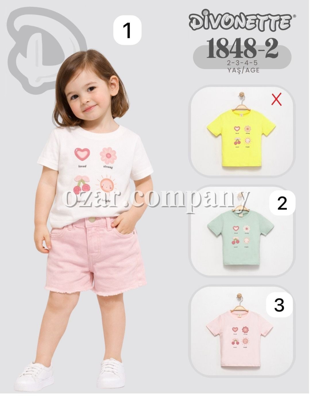 Футболка Для Девочки Divonette (2-3-4-5лет)