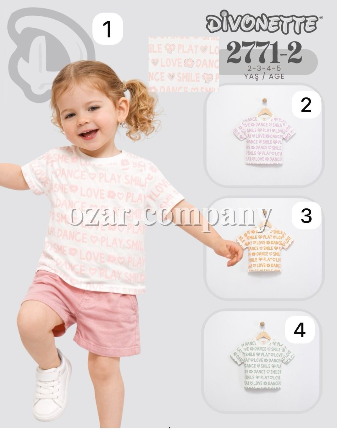 Футболка Для Девочки Divonette (2-3-4-5лет)