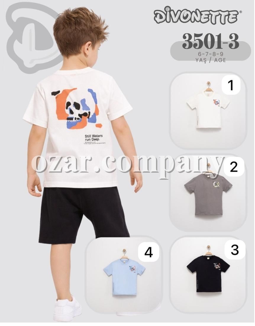 Футболка Для Мальчика Divonette (6-7-8-9лет) 