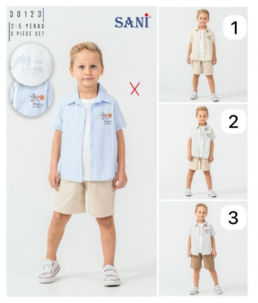 Костюм Тройка Для Мальчика Sani (2-3-4-5лет)