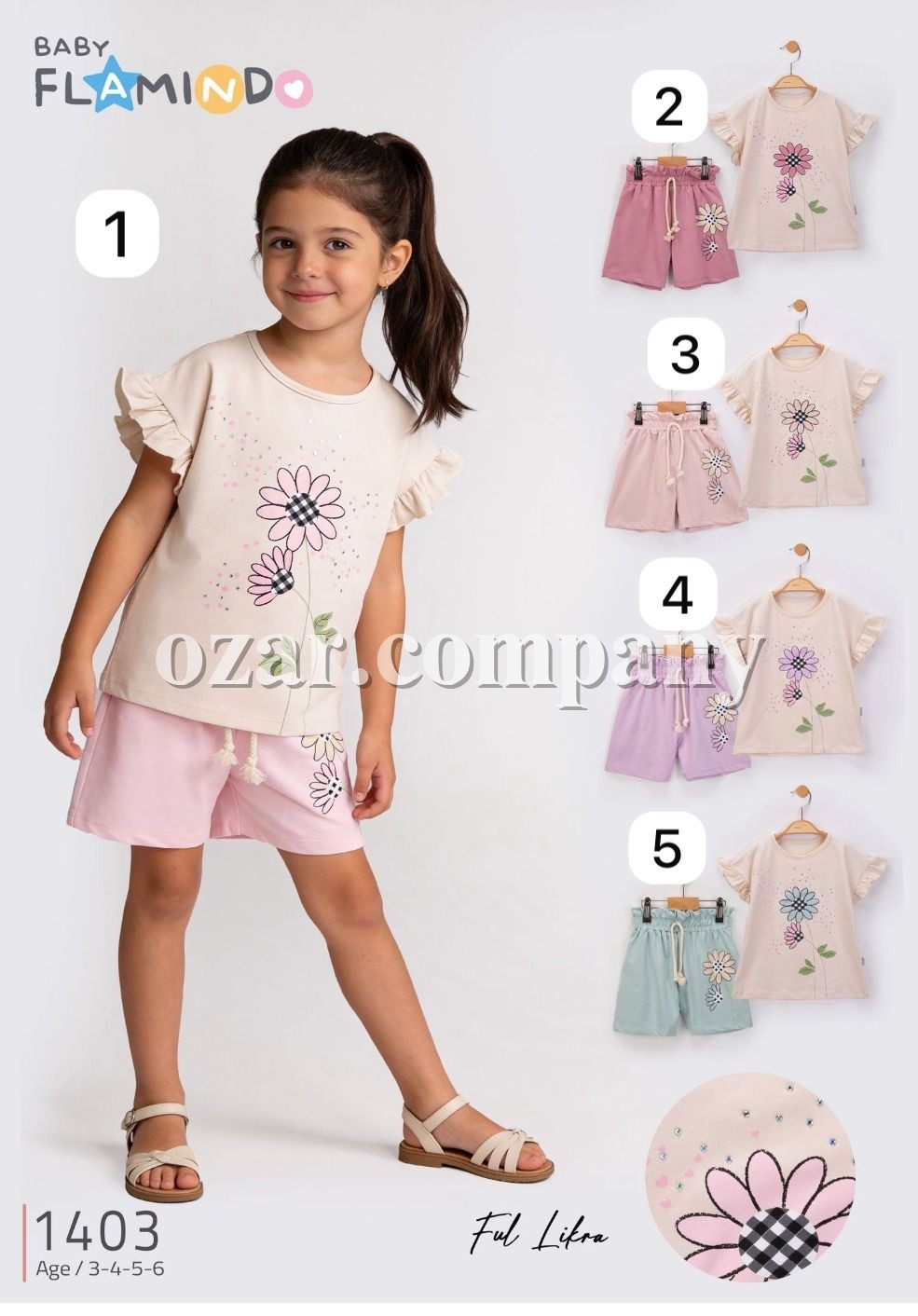 Костюм Для Девочки Flamindo (3-4-5-6лет) 