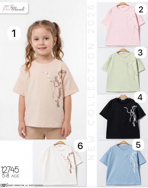Футболка Для Девочки Peri Masali (5-6-7-8лет) 