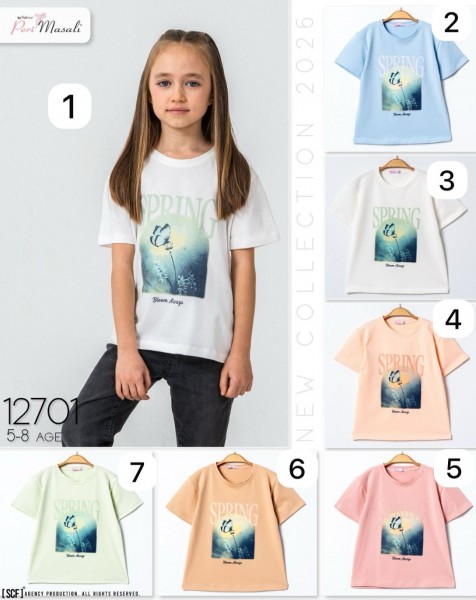 Футболка Для Девочки Peri Masali (5-6-7-8лет) 
