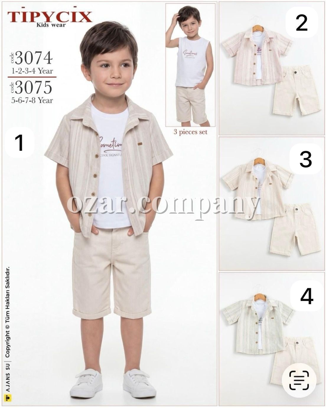 Костюм Тройка Для Мальчика Tipycix (1-2-3-4лет) 