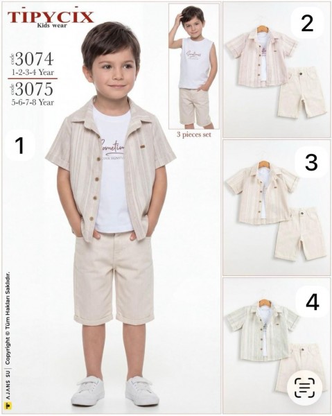 Костюм Тройка Для Мальчика Tipycix (1-2-3-4лет) 