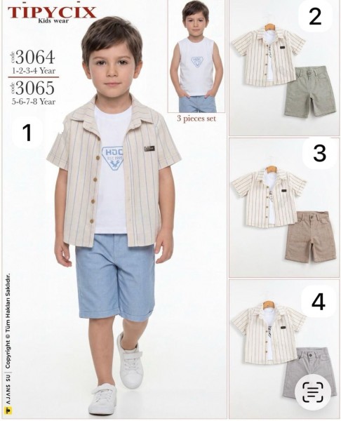 Костюм Тройка Для Мальчика Tipycix (1-2-3-4лет) 