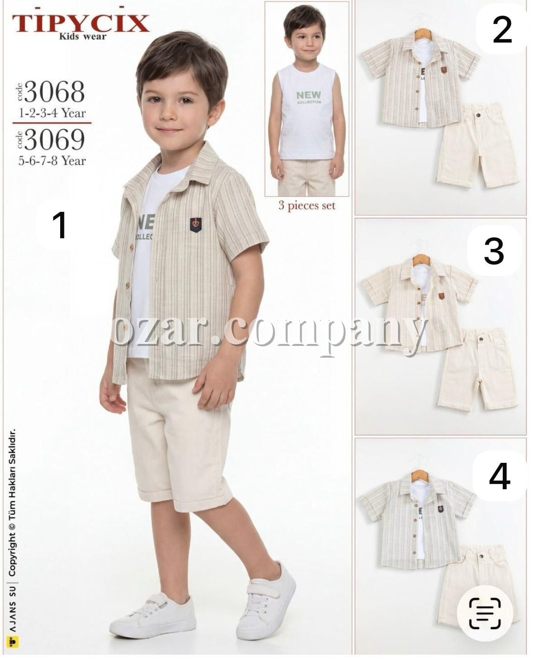 Костюм Тройка Для Мальчика Tipycix (1-2-3-4лет) 