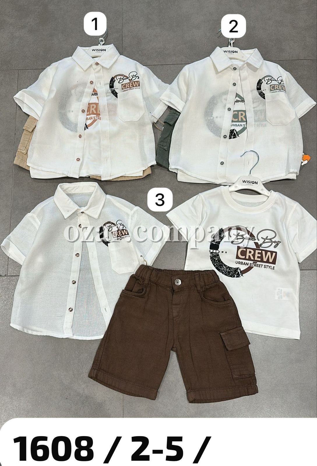 Костюм Тройка Для Мальчика Wision (2-3-4-5лет)