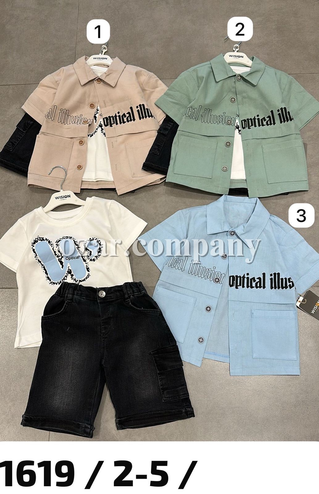 Костюм Тройка Для Мальчика Wision (2-3-4-5лет)