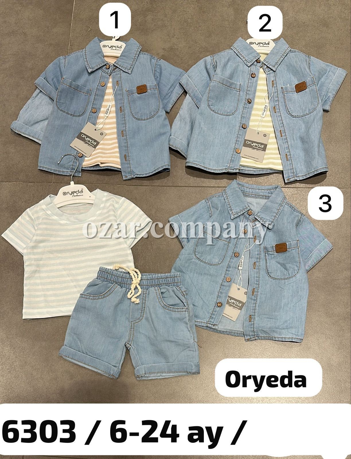 Костюм Тройка Для Мальчика Oryeda (6-12-18-24мес.)