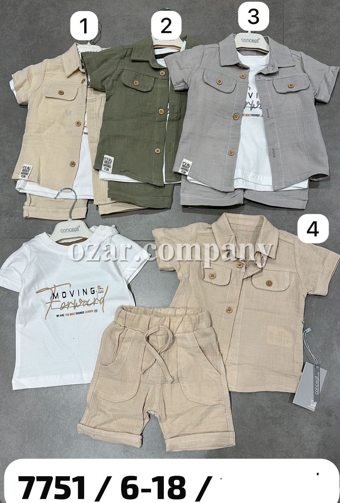 Костюм Тройка Для Мальчика Concept (6-9-12-18мес.)