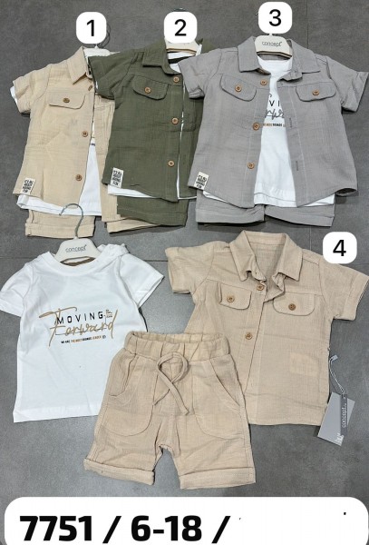 Костюм Тройка Для Мальчика Concept (6-9-12-18мес.)