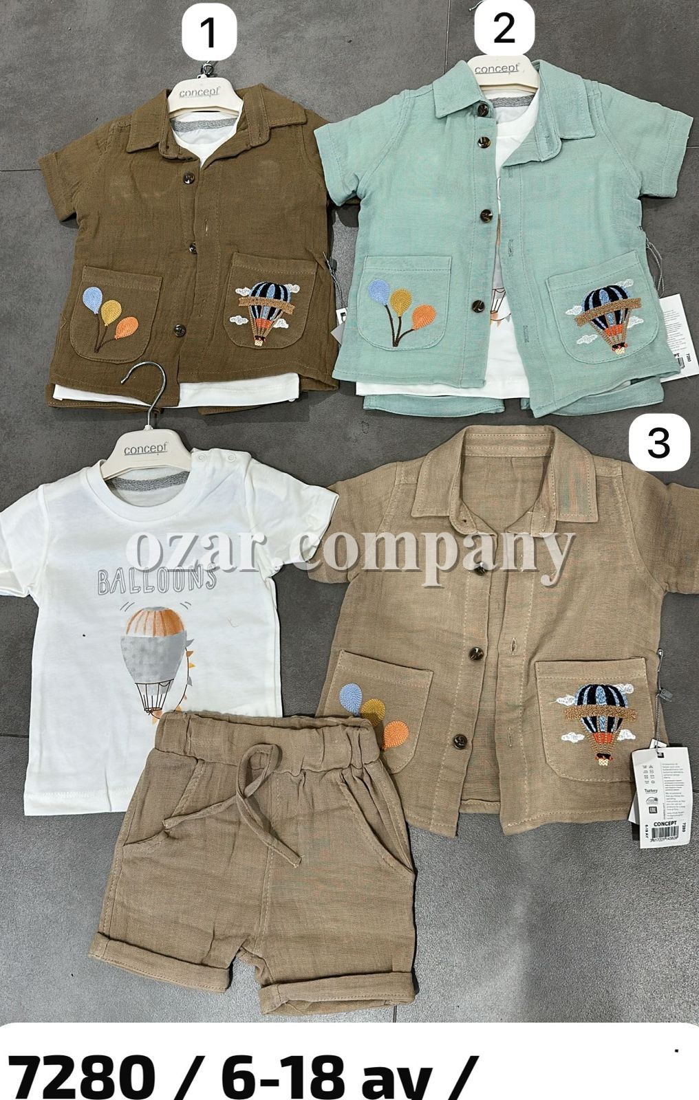 Костюм Тройка Для Мальчика Concept (6-9-12-18мес.)