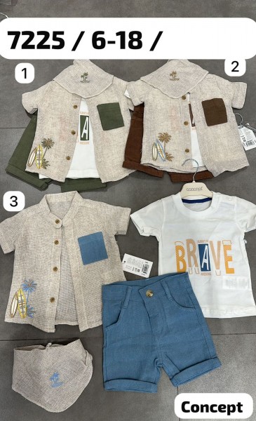 Костюм Тройка Для Мальчика Concept (6-9-12-18мес.)