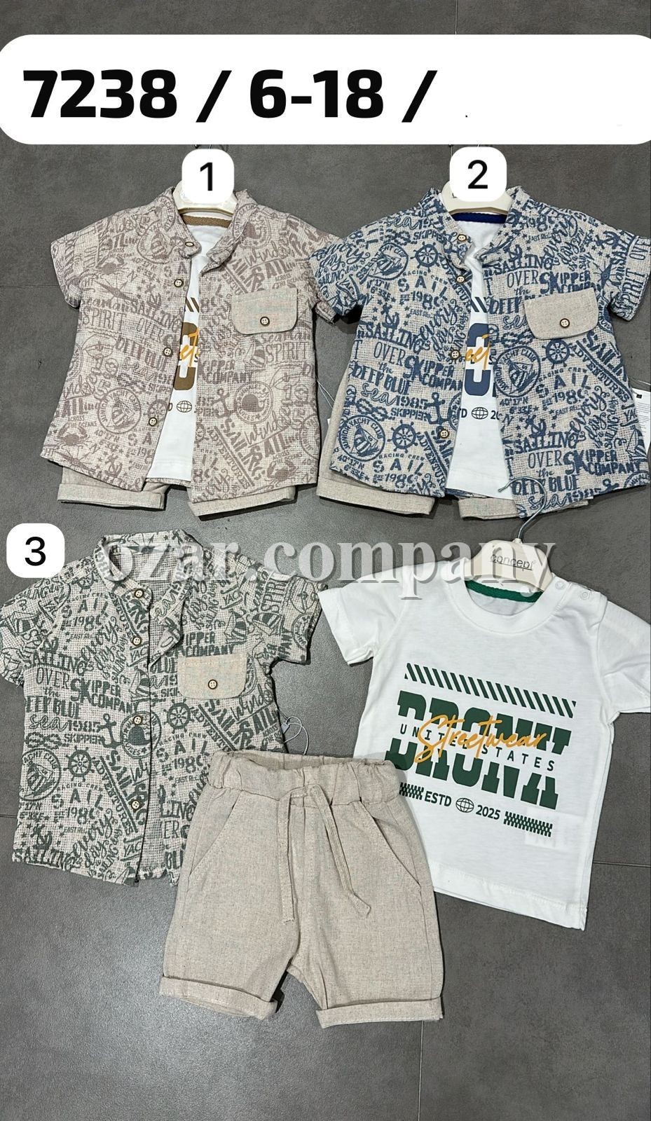 Костюм Тройка Для Мальчика Concept (6-9-12-18мес.)