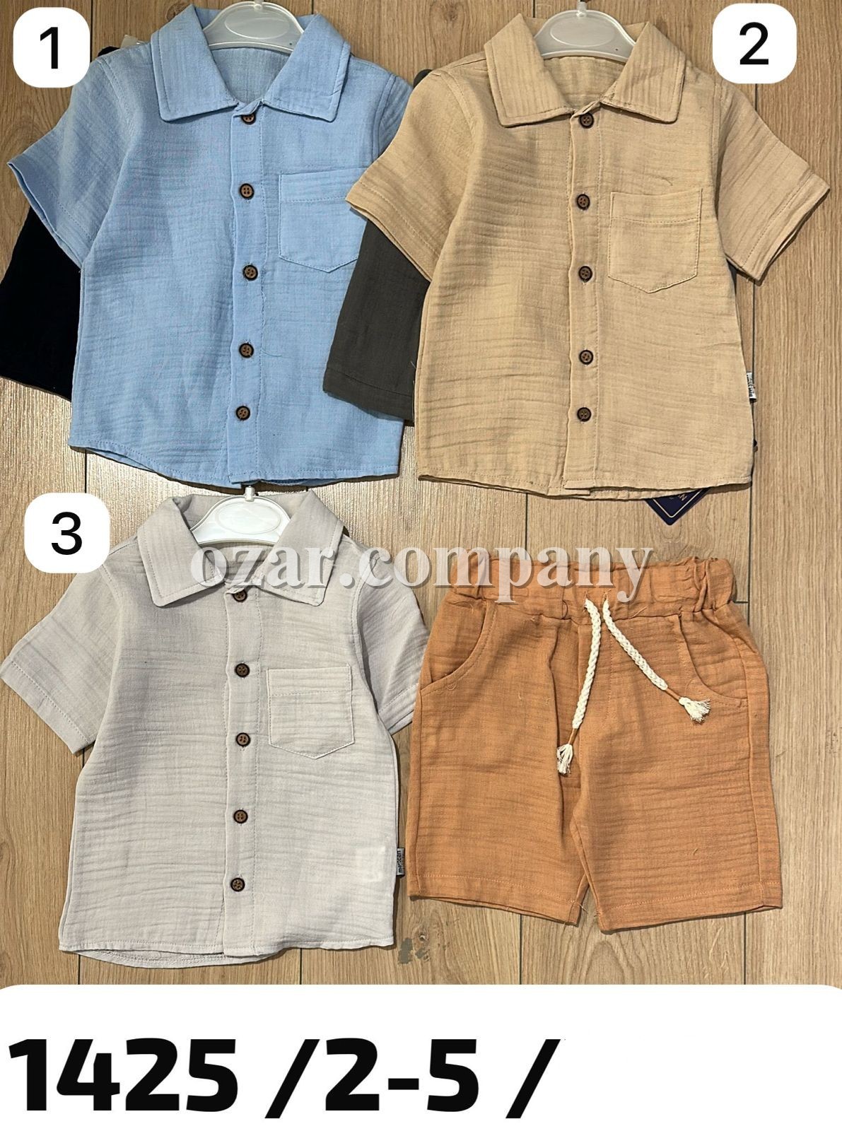 Муслиновый Костюм Для Мальчика Mertcan (2-3-4-5лет)