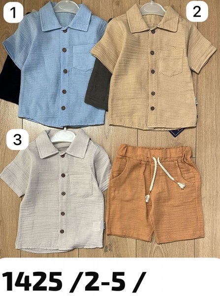 Муслиновый Костюм Для Мальчика Mertcan (2-3-4-5лет)