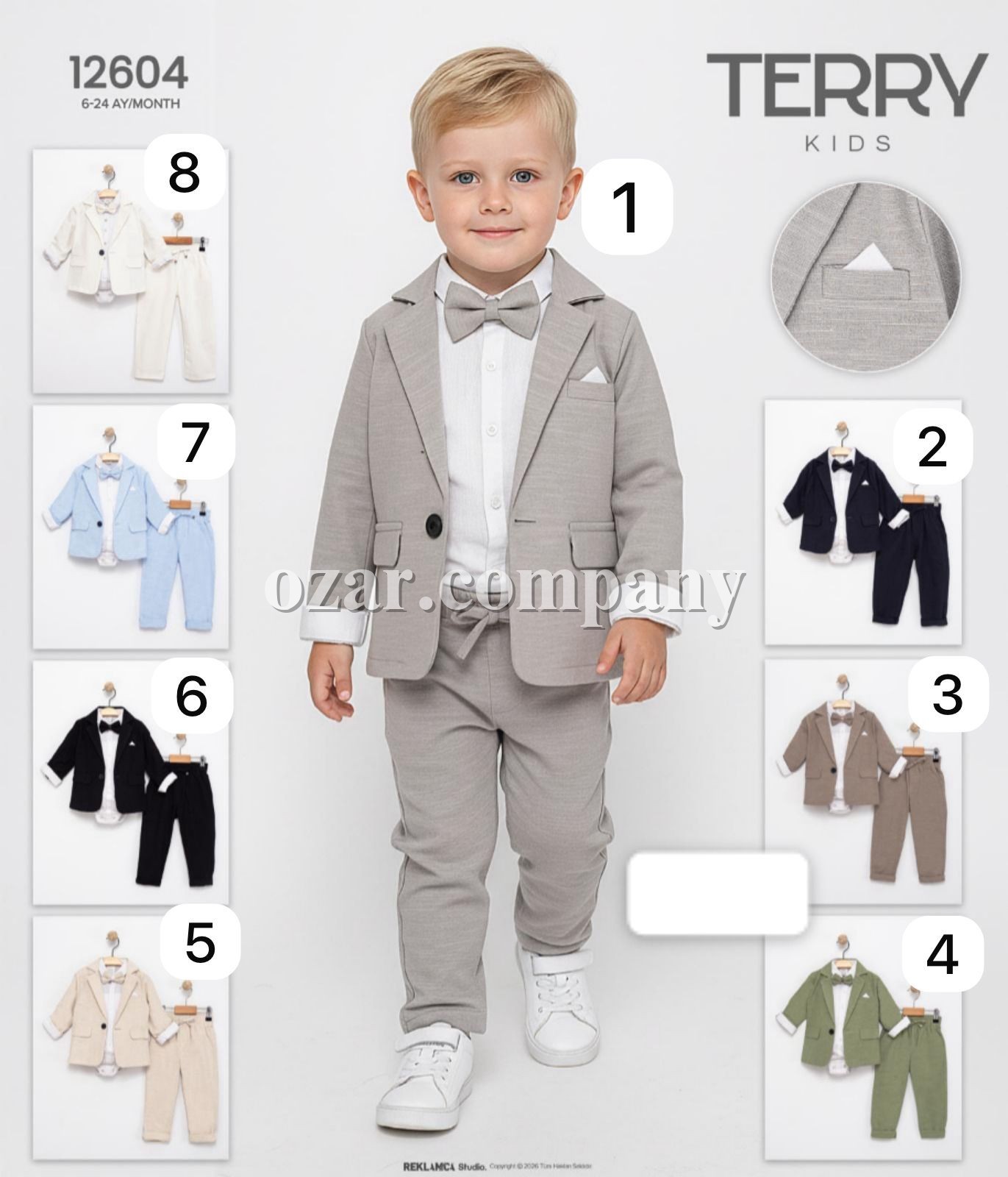 Костюм Тройка Для Мальчика Terry (6-12-18-24мес.)