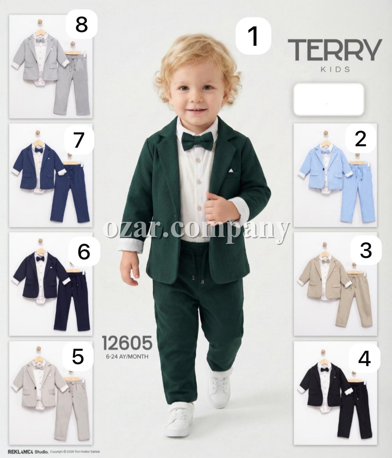 Костюм Тройка Для Мальчика Terry (6-12-18-24мес.)