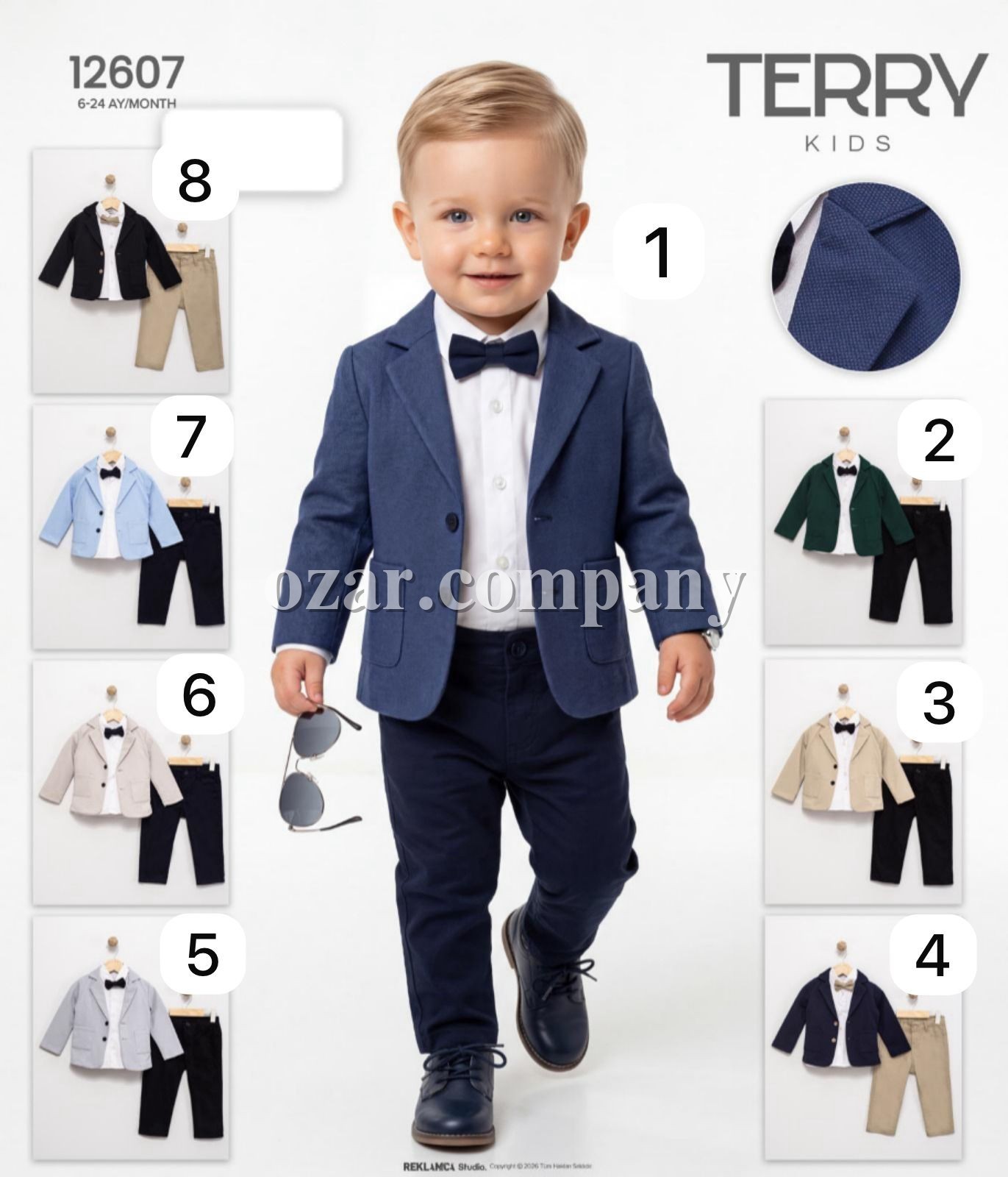 Костюм Тройка Для Мальчика Terry (6-12-18-24мес.)