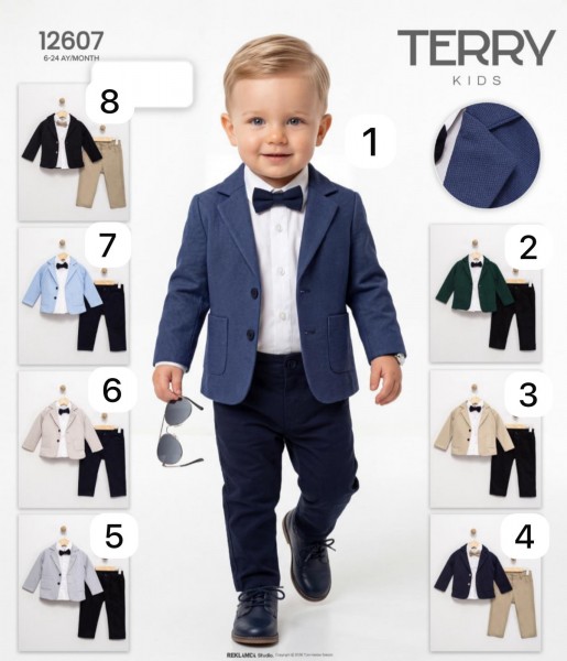 Костюм Тройка Для Мальчика Terry (6-12-18-24мес.)