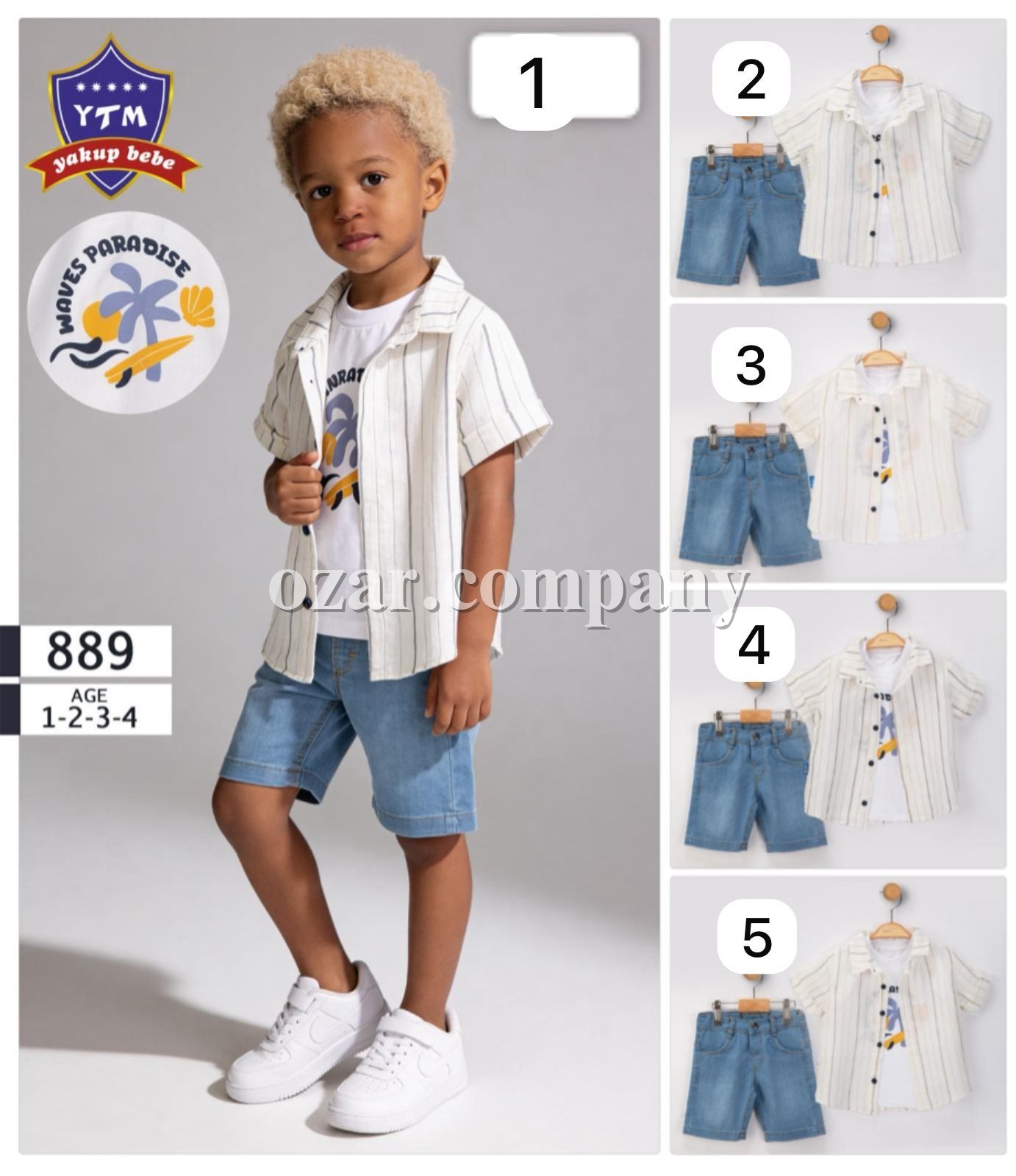 Костюм Тройка Для Мальчика YTM (1-2-3-4лет) 