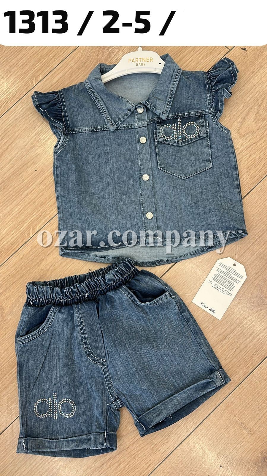 Джинсовый Костюм Для Девочки Partner (2-3-4-5лет)