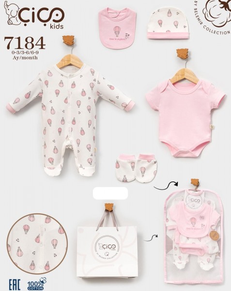 Комплект Для Девочки Cico Kids (0-3/3-6/6-9мес.)