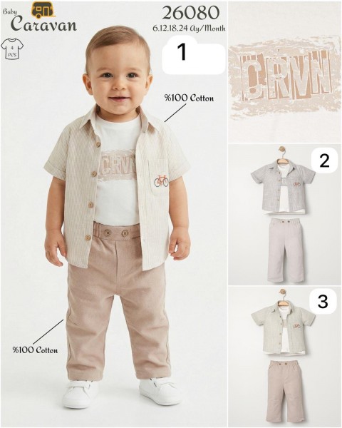 Костюм Тройка Для Мальчика Caravan (6-12-18-24мес.)