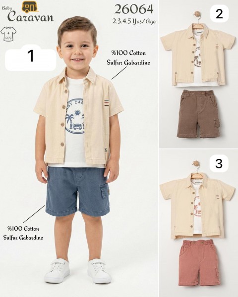 Костюм Тройка Для Мальчика Caravan (2-3-4-5лет)