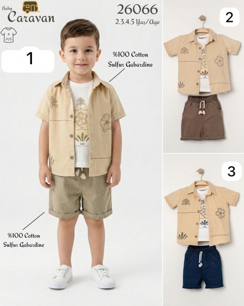 Костюм Тройка Для Мальчика Caravan (2-3-4-5лет)