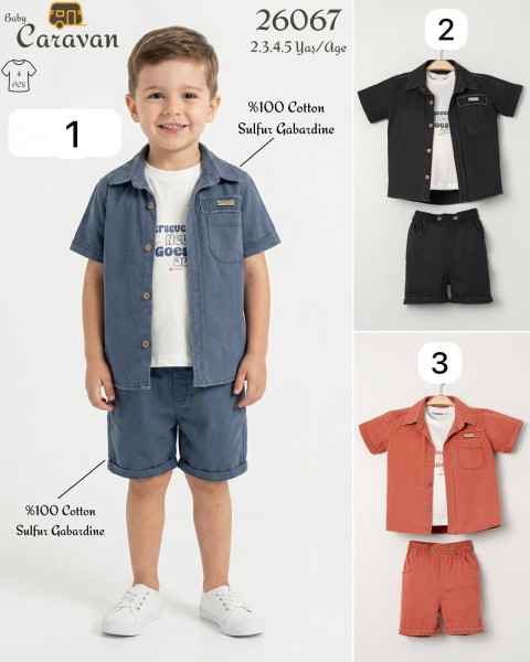 Костюм Тройка Для Мальчика Caravan (2-3-4-5лет)