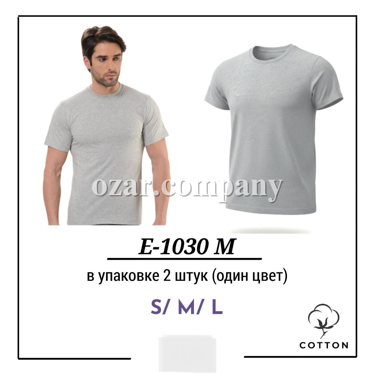 Футболка Мужская Котон Pier Lone (S/M/L)