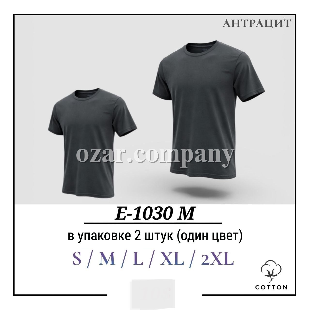 Футболка Мужская Котон Pier Lone (S/M/L/XL/2XL)