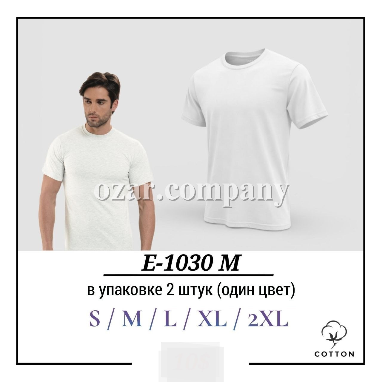 Футболка Мужская Котон Pier Lone (S/M/L/XL/2XL)