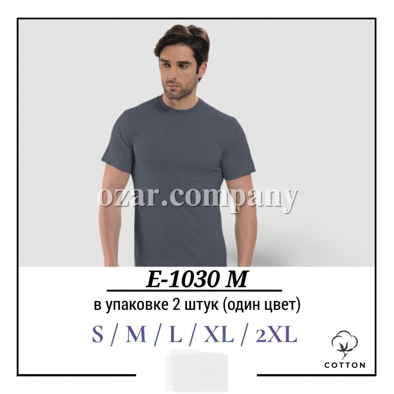 Футболка Мужская Котон Pier Lone (S/M/L/XL/2XL)