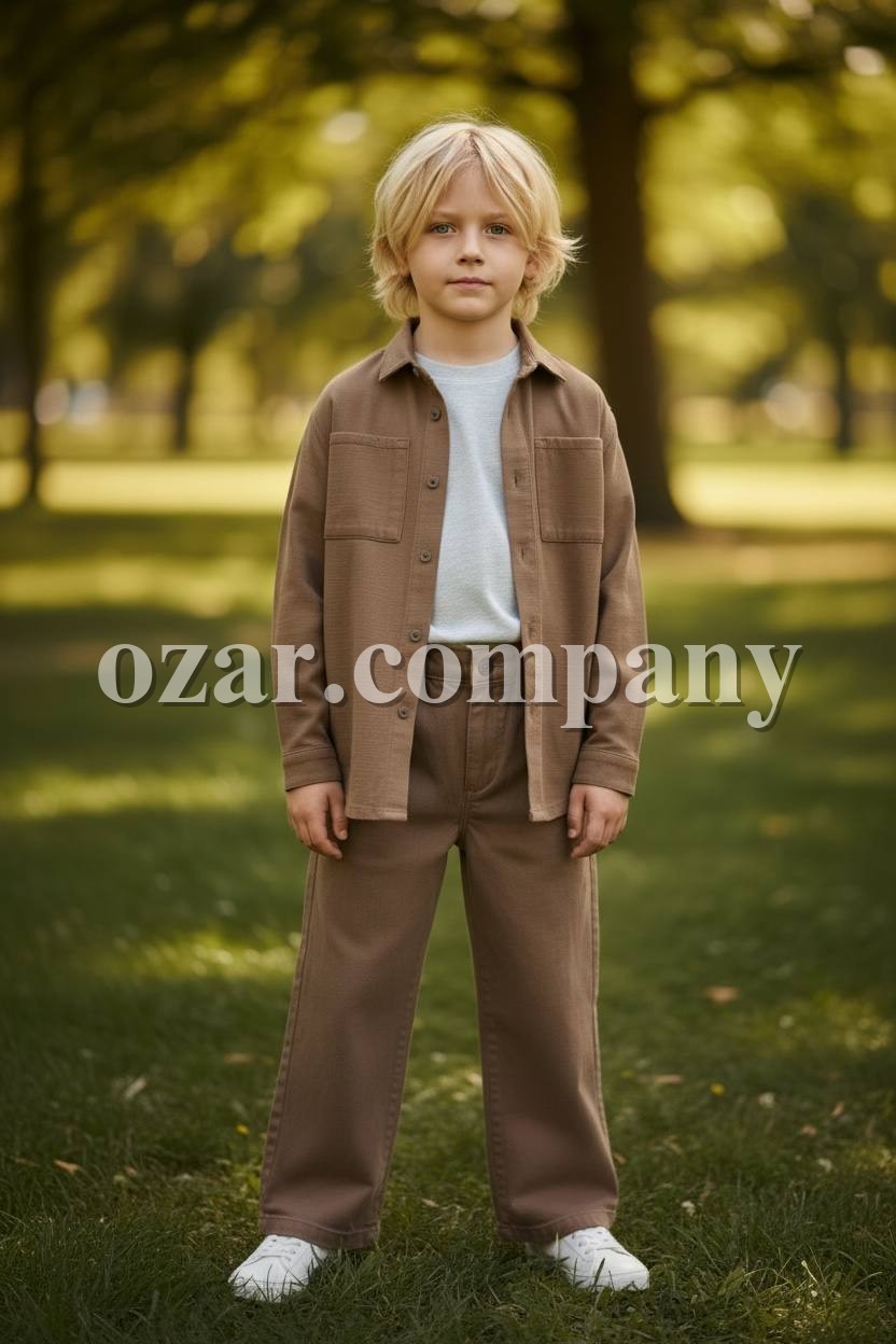 Штаны Лён Котон Для Мальчика Golf Club (9-10-11-12-13-14лет) 