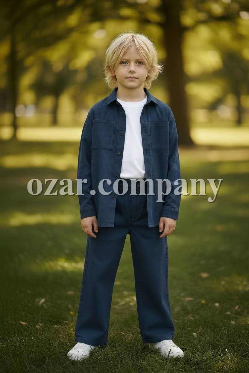 Штаны Лён Котон Для Мальчика Golf Club (9-10-11-12-13-14лет) 