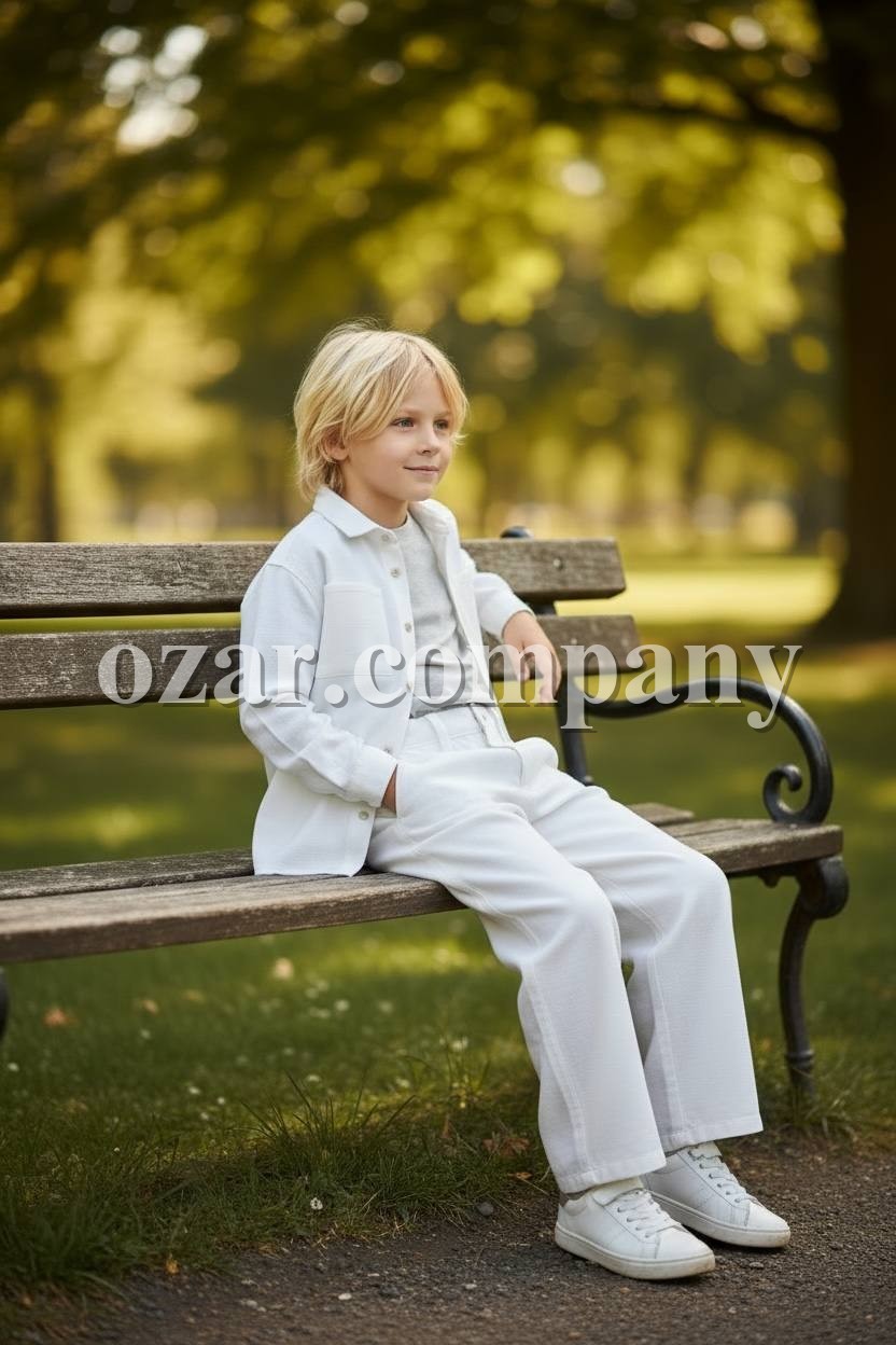 Рубашка Лён Котон Для Мальчика Golf Club (9-10-11-12-13-14лет) 