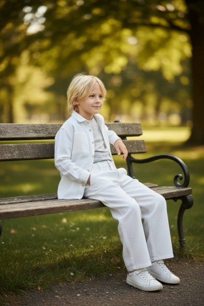 Рубашка Лён Котон Для Мальчика Golf Club (9-10-11-12-13-14лет) 