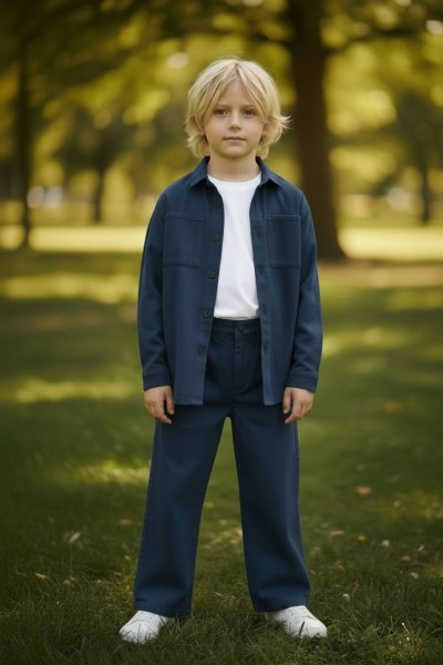 Рубашка Лён Котон Для Мальчика Golf Club (9-10-11-12-13-14лет) 