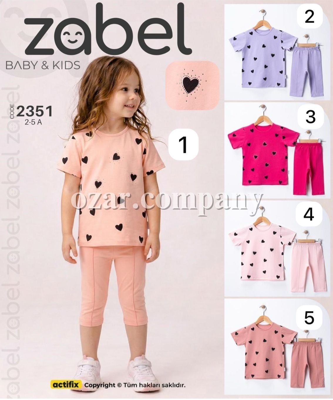 Костюм Для Девочки Zabel (2-3-4-5лет)