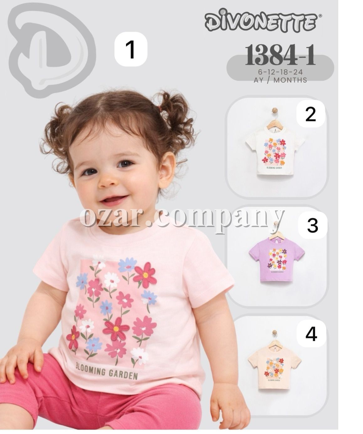 Футболка Для Девочки Divonette (6-12-18-24мес.)