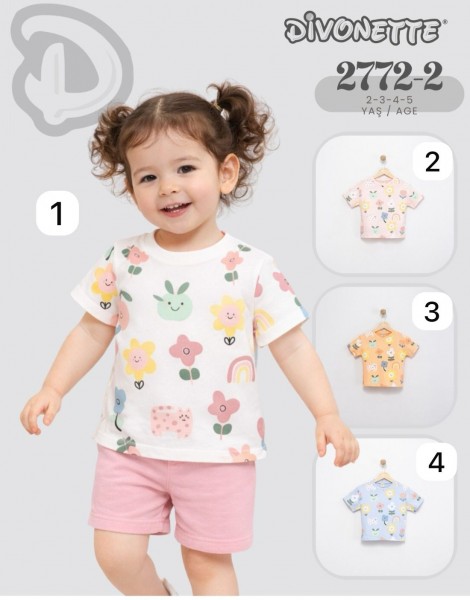 Футболка Для Девочки Divonette (2-3-4-5лет)