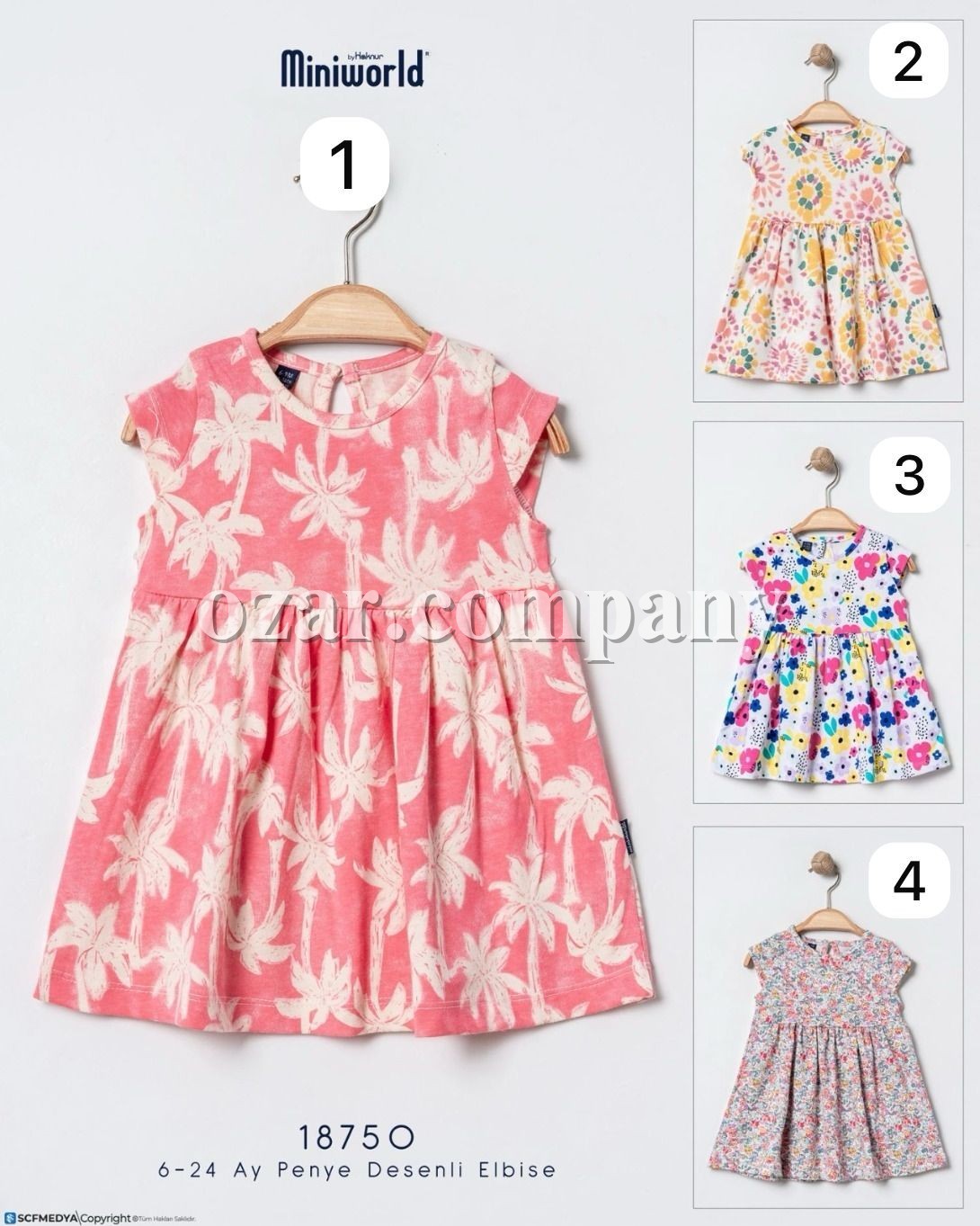 Платье Для Девочки Miniworld (6-12-18-24мес.)