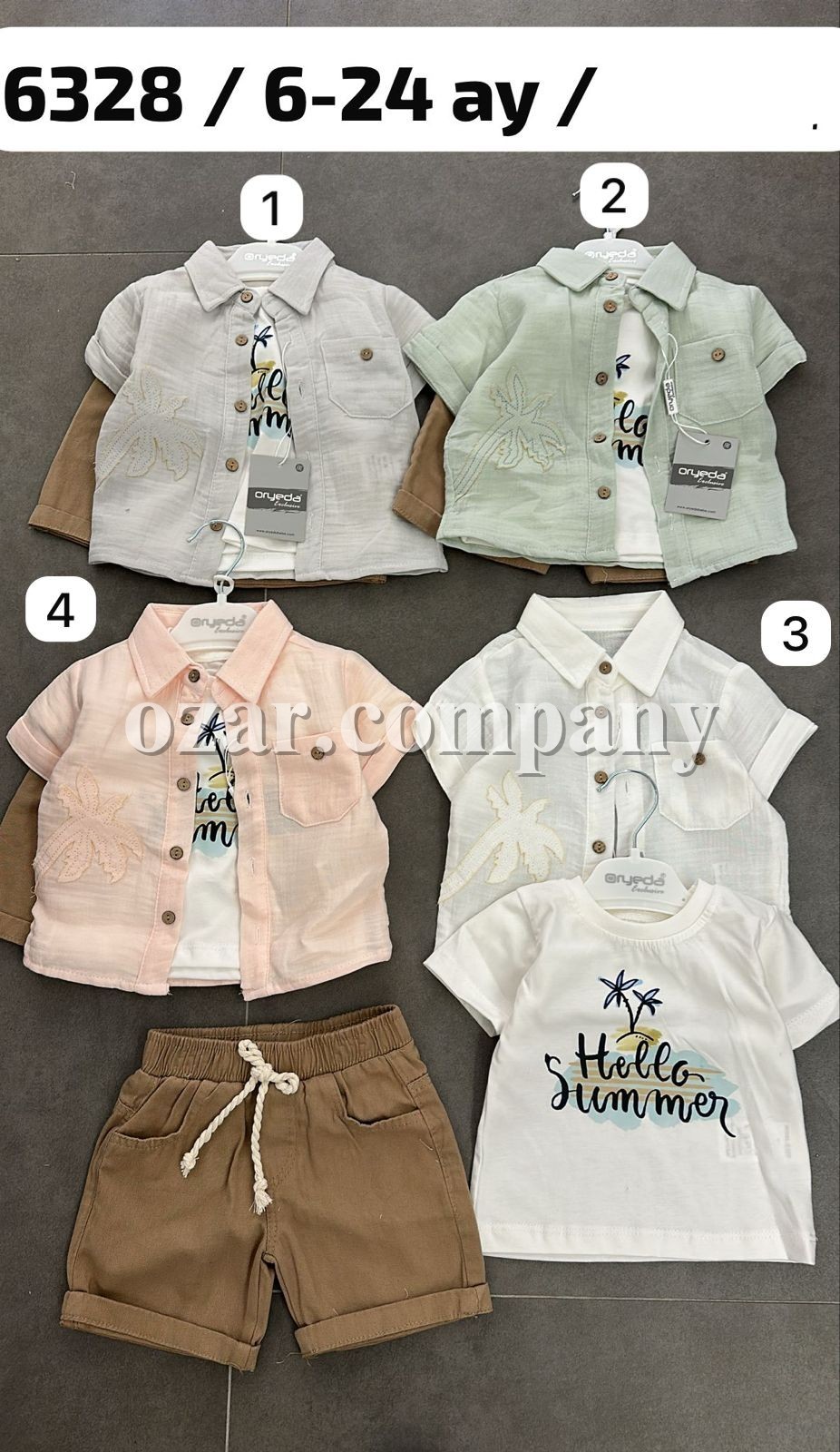 Костюм Тройка Для Мальчика Oryeda (6-12-18-24мес.)