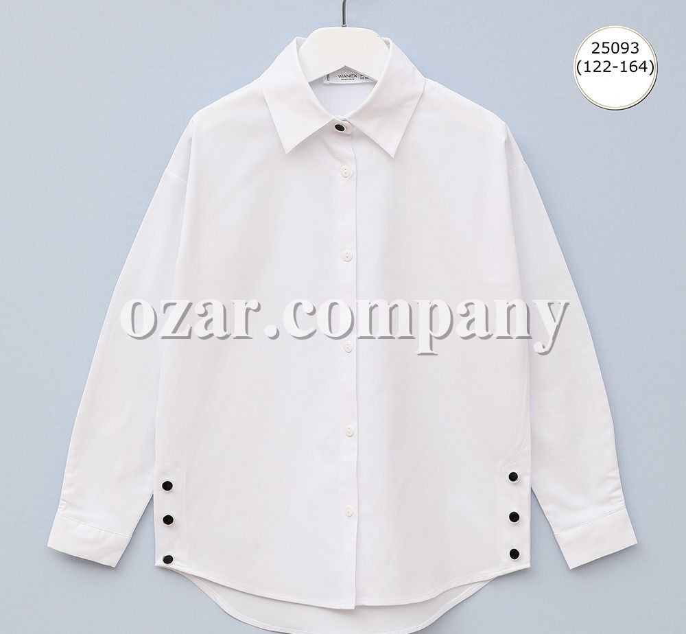 Школьная Рубашка Для Девочки Wanex (7-8-9-10-11-12-13-14лет) 