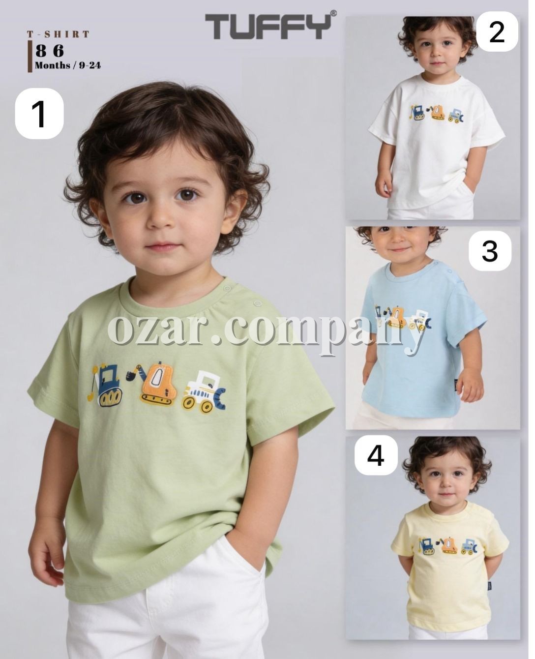 Футболка Для Мальчика Tuffy (9-12-18-24мес.)