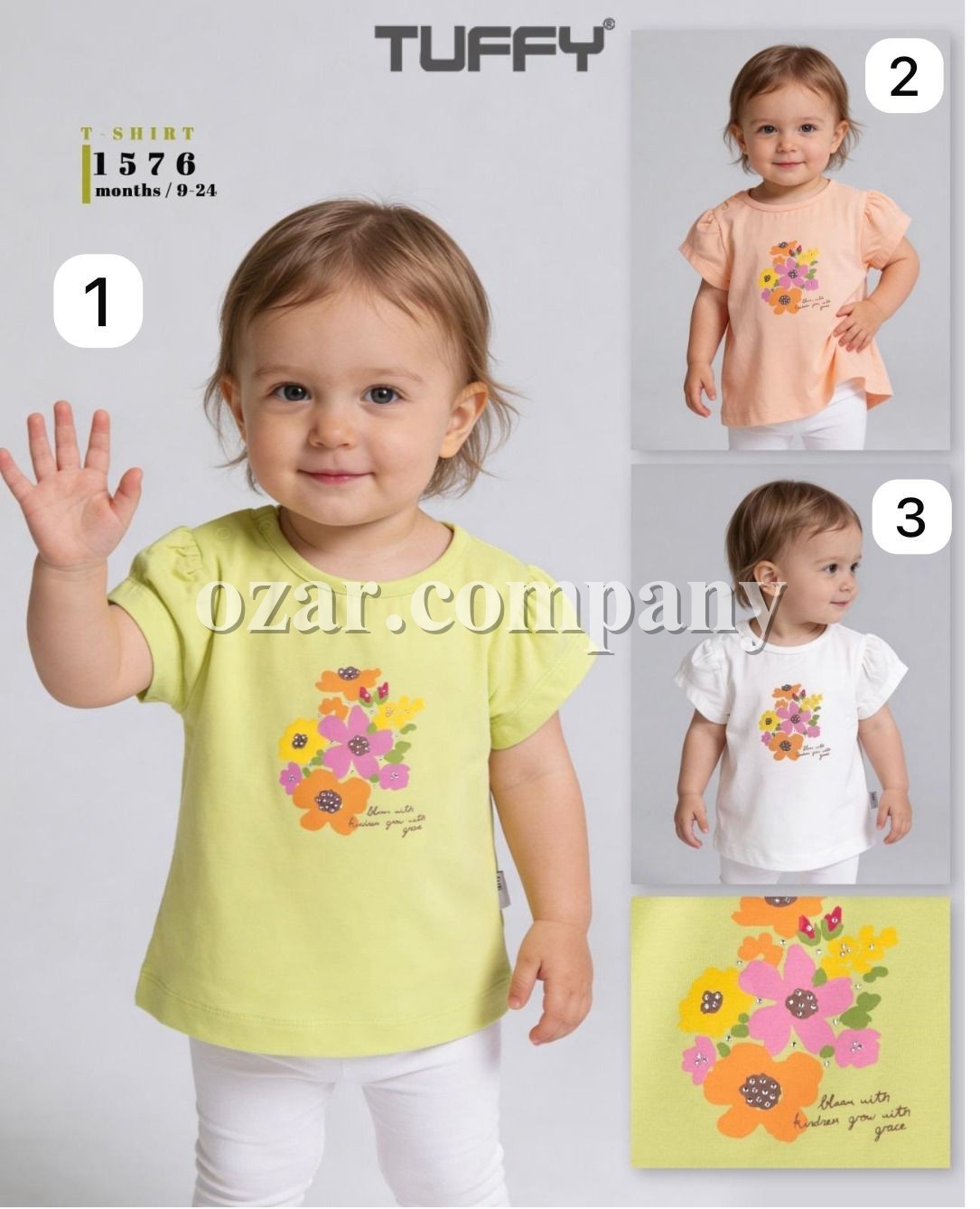 Футболка Для Девочки Tuffy (9-12-18-24мес.)